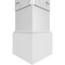 Ekena Millwork Craftsman Classic Square Non-Tapered Pueblo Fretwork Column w/ Mission Capital & Mission Base CC1209ENPBLMIMI - alternate 5